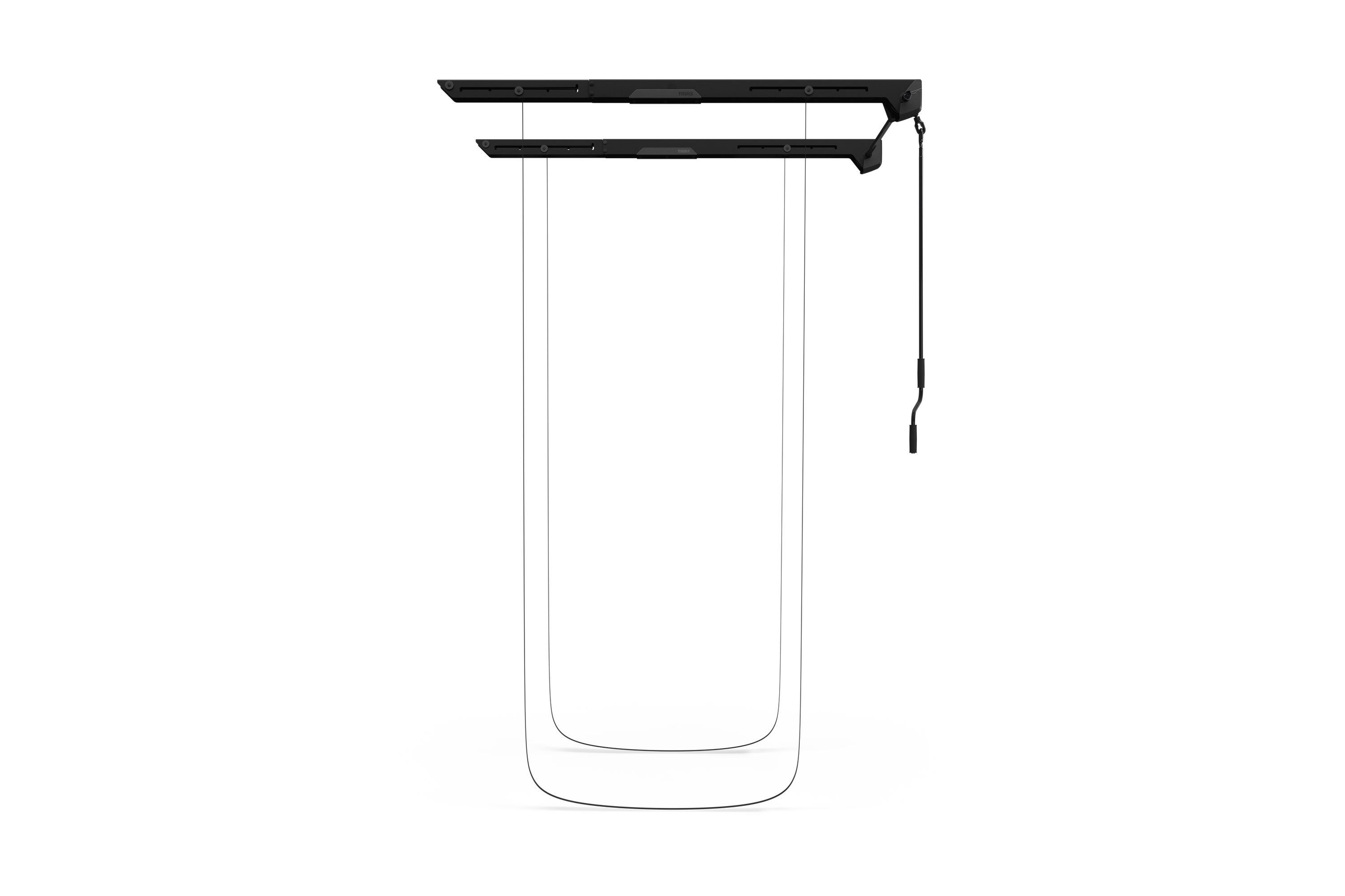 Thule MultiLift 2 – zakres podnoszenia od podłogi do sufitu do 2,5 m