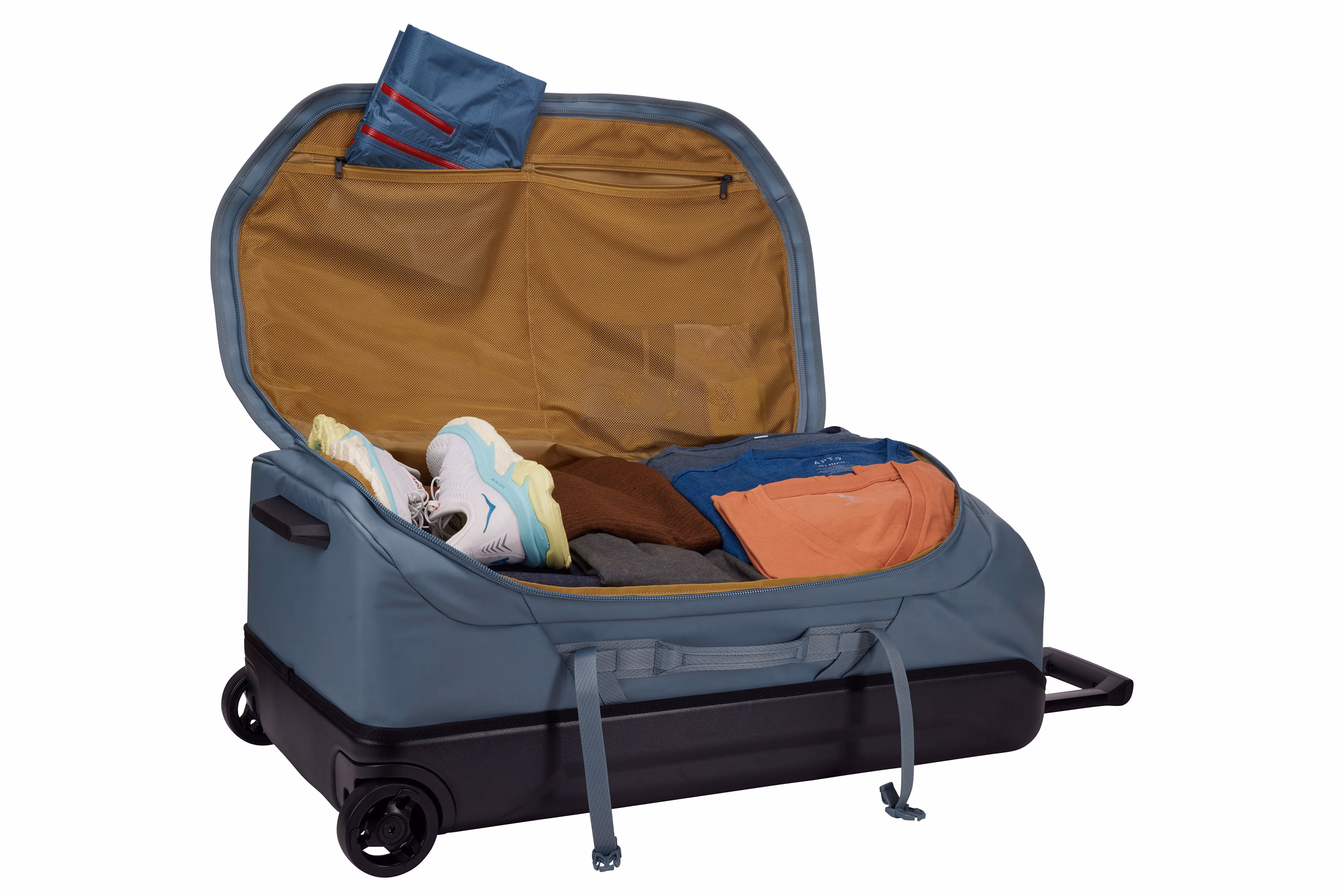 Thule Chasm wheeled duffel suitcase pond gray