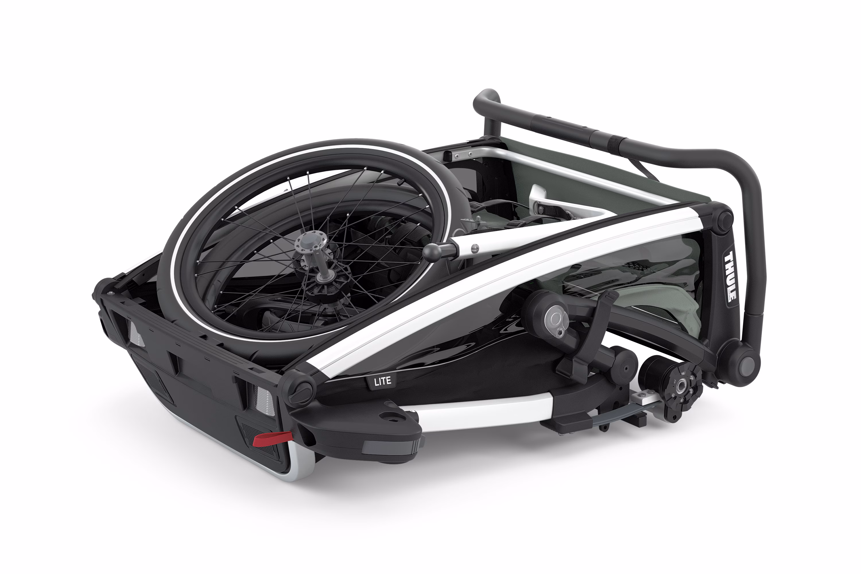 Thule Chariot Lite Multisport Bike Trailer - Folded