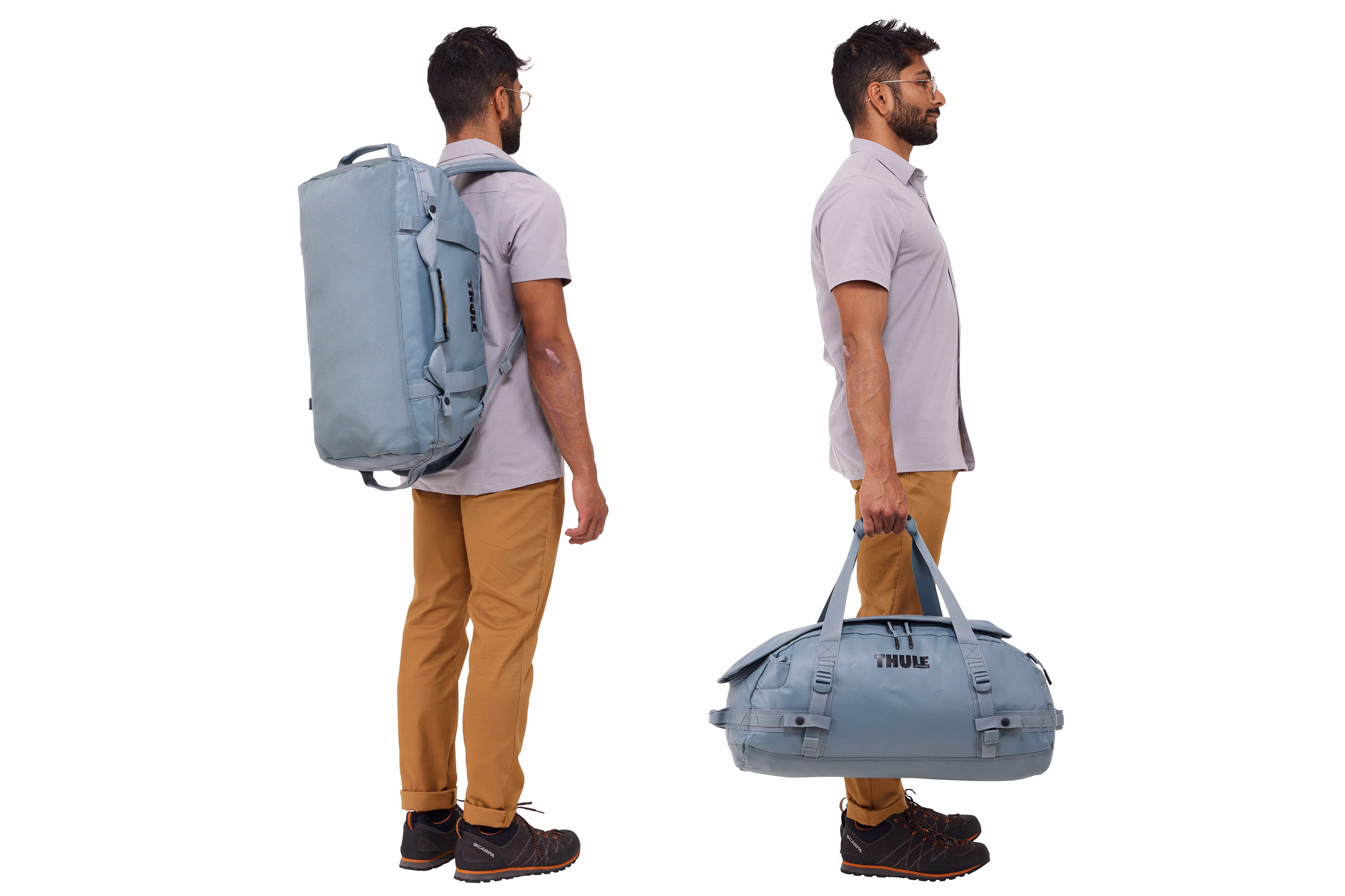 Thule Chasm 40L duffel pond gray