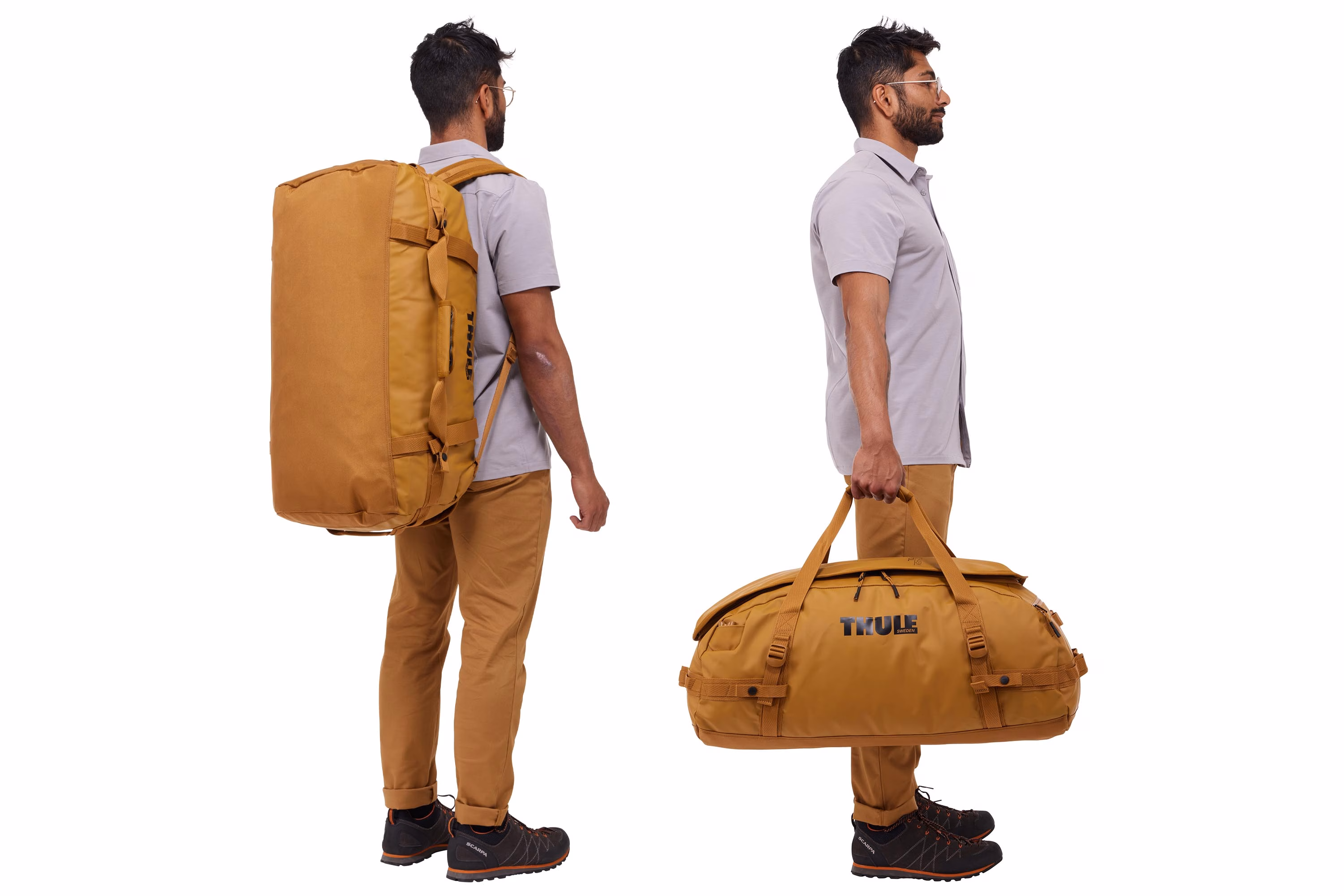 Thule Chasm 70L duffel golden
