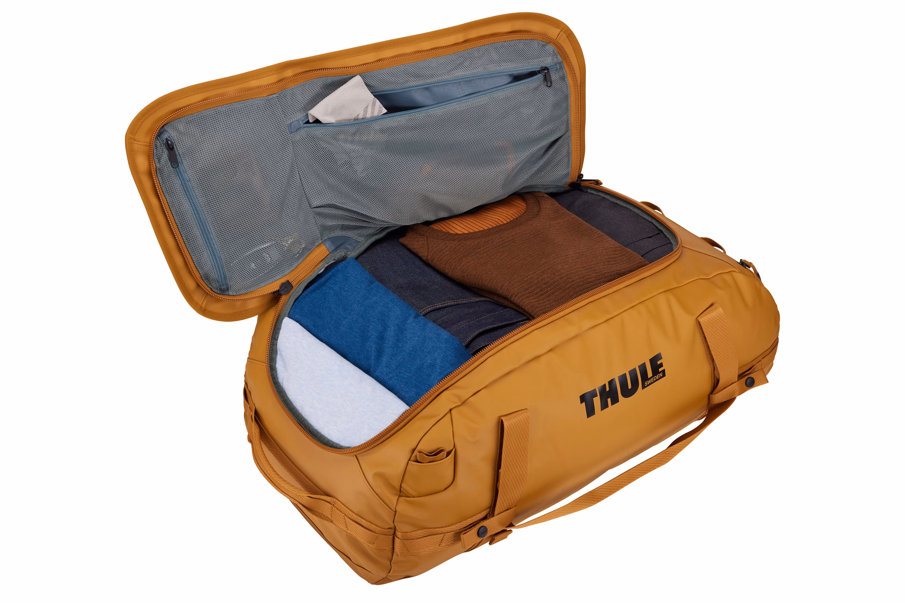 Thule Chasm 70L duffel golden
