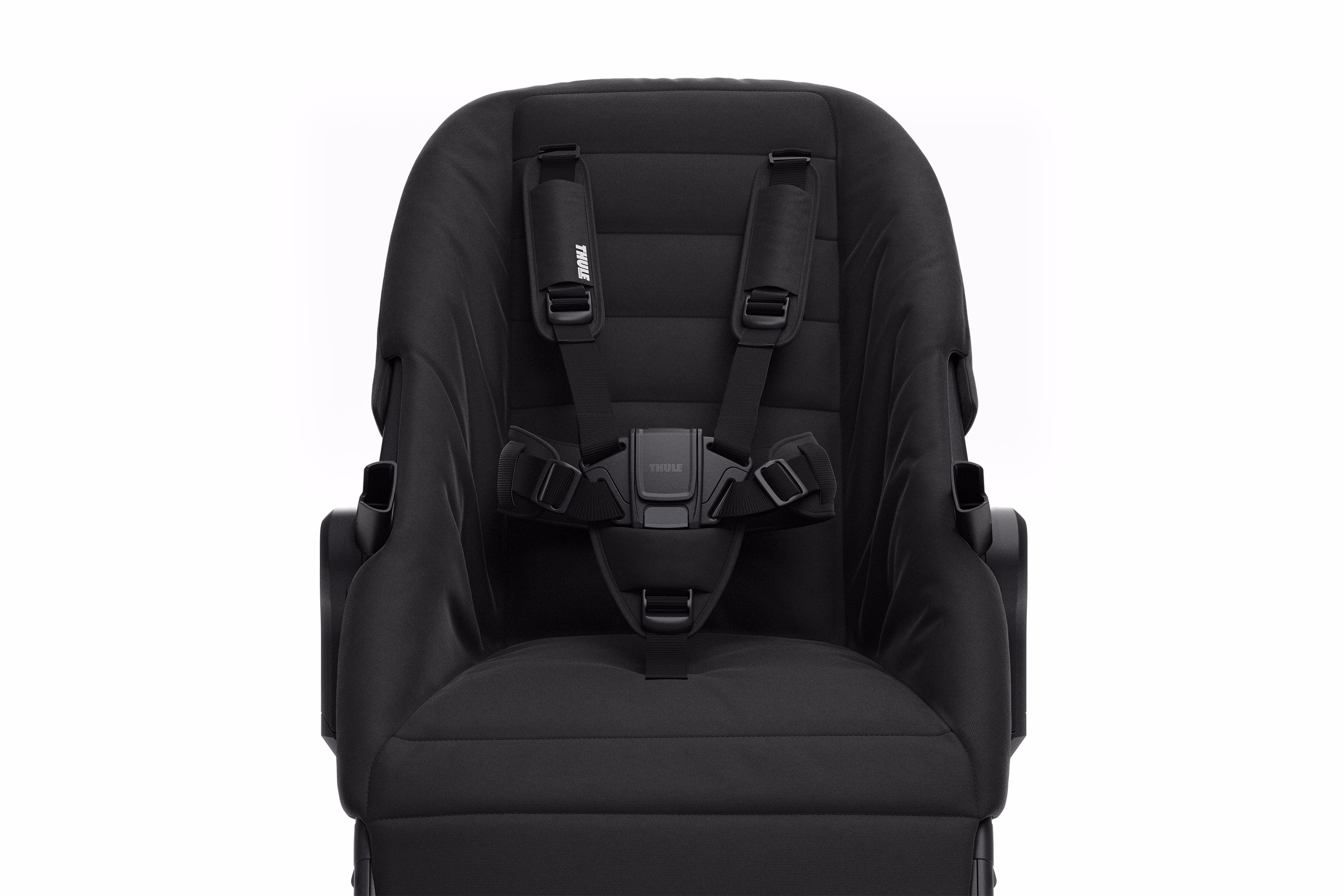 Thule Urban Glide reversible seat feature - Comfy and safe with magnetic buckle