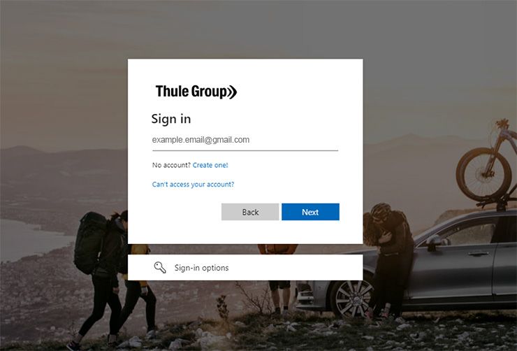 Choose an existing account or add a new one.